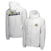Club America Home Match Hoodie Full-Zip Windbreaker Jacket White