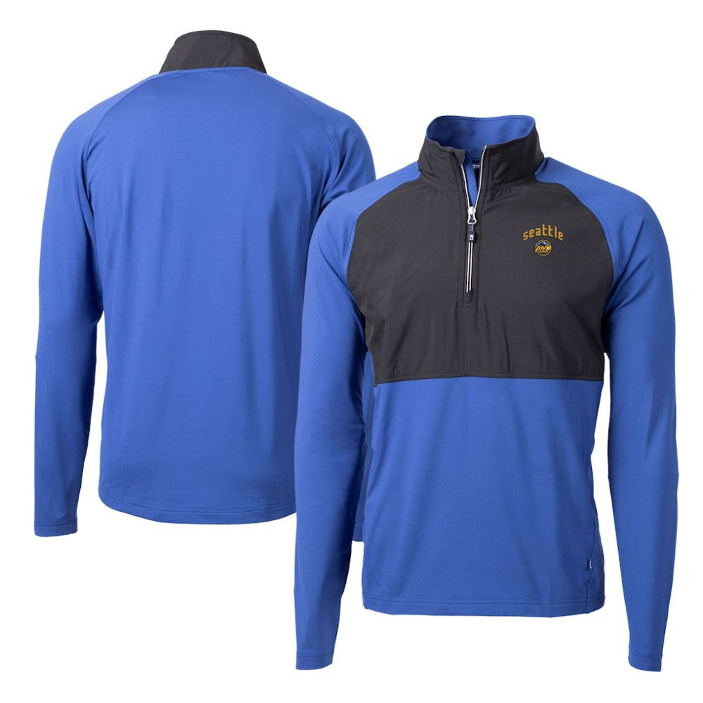 Seattle Mariners Cutter & Buck City Connect Adapt Eco Knit Hybrid Recycled Quarter-Zip Pullover Top Near Me