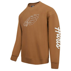 Jalen Hurts Philadelphia Eagles Pro Standard Pullover Crewneck Sweatshirt - Brown - NFL