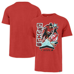 New Jersey Devils '47 Lamp Lighter Franklin T-Shirt - Red | 47 brand Clearance