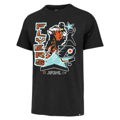Philadelphia Flyers '47 Lamp Lighter Franklin T-Shirt - Black | 47 brand sale