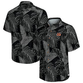 Cincinnati Bengals Sport Vine Line Button-Down Shirt - Black - Tommy Bahama