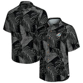 Miami Dolphins Sport Vine Line Button-Down Shirt - Black - Tommy Bahama
