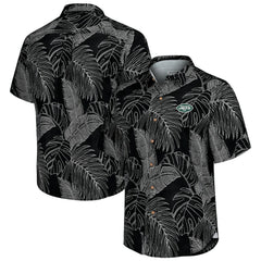 New York Jets Sport Vine Line Button-Down Shirt - Black - Tommy Bahama