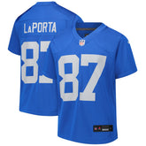 Sam LaPorta Detroit Lions Youth Game Jersey - Blue - Nike