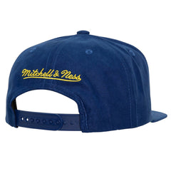 Mitchell & Ness Golden State Warriors Sweet Suede Snapback Hat Royal