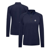 Winnipeg Jets Levelwear Women's Kinetic Insignia Core Quarter-Zip Pullover Top - Navy | NHL sale