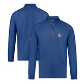 New York Rangers Levelwear Theory Insignia Core Quarter-Zip Pullover Top - Blue | NHL near me