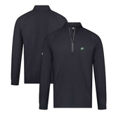 Dallas Stars Levelwear Theory Insignia Core Quarter-Zip Pullover Top - Black | NHL Clearance
