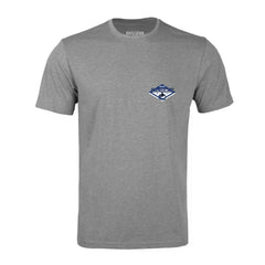 Vancouver Canucks Levelwear Richmond Club Patch 2.0 T-Shirt - Heather Gray | NHL online