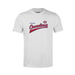 Montreal Canadiens Levelwear Youth Little Richmond Retro Script T-Shirt - White | NHL discount