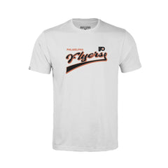 Philadelphia Flyers Levelwear Youth Little Richmond Retro Script T-Shirt - White | NHL sale