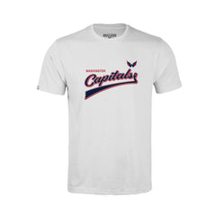Washington Capitals Levelwear Youth Little Richmond Retro Script T-Shirt - White | NHL online