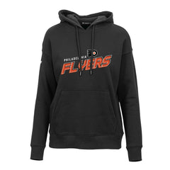 Philadelphia Flyers Levelwear Women's Adorn Premier 2.0 Fleece Pullover Hoodie - Black | NHL on sale