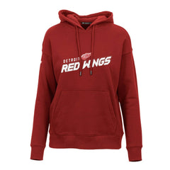 Detroit Red Wings Levelwear Women's Adorn Premier 2.0 Fleece Pullover Hoodie - Red | NHL Lifestyle