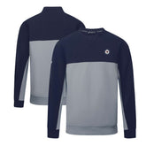 Winnipeg Jets Levelwear Legacy Insignia Core Sweatshirt - Navy/Gray | NHL sale