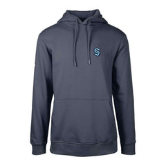 Seattle Kraken Levelwear Podium Insignia Core Pullover Hoodie - Deep Sea Blue | NHL Clearance
