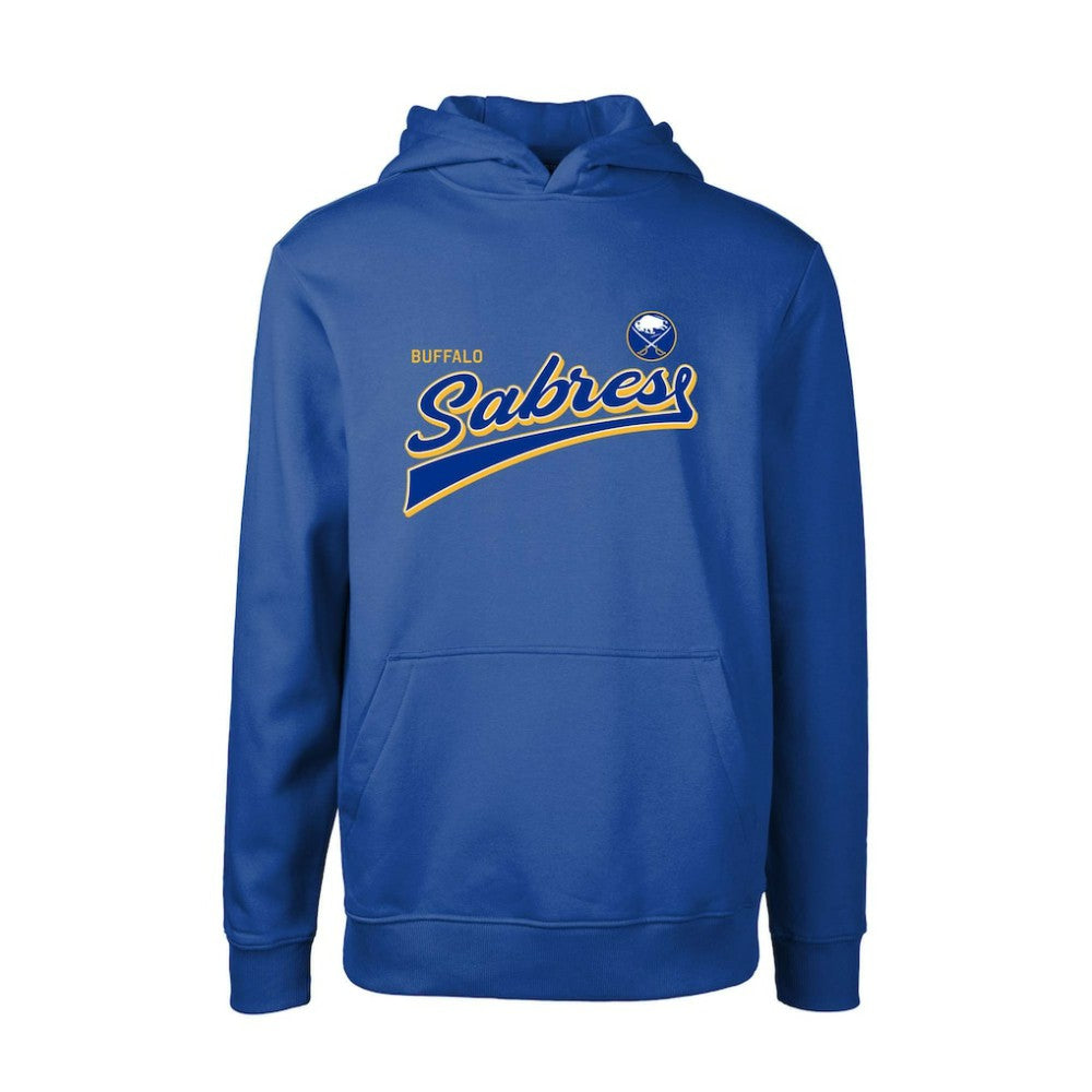 Buffalo Sabres Levelwear Youth Podium Retro Script Fleece Pullover Hoodie - Royal | NHL discount