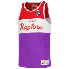 Mitchell & Ness Toronto Raptors Youth Hardwood Classics Special Script Tank Top Purple