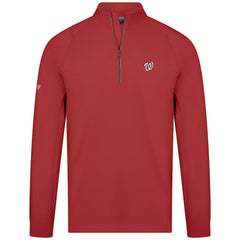 Washington Nationals Levelwear Theory Insignia Quarter-Zip Pullover Outlet