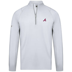 Atlanta Braves Levelwear Theory Insignia Quarter-Zip Pullover Online