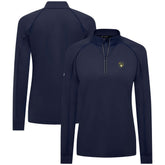 Milwaukee Brewers Levelwear Women's Kinetic Insignia Quarter-Zip Pullover Outlet