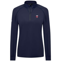 Minnesota Twins Levelwear Women's Kinetic Insignia Quarter-Zip Pullover Discount