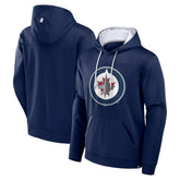 Winnipeg Jets Fanatics Defender Pullover Hoodie - Navy | Fanatics sale