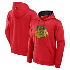 Chicago Blackhawks Fanatics Defender Pullover Hoodie - Red | Fanatics near me