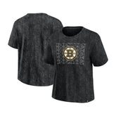 Boston Bruins Fanatics Women's Faded Wash T-Shirt - Black | Fanatics sale