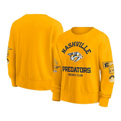 Nashville Predators Fanatics Women's Go Team Pullover Sweatshirt - Gold | Fanatics near me
