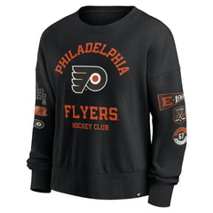 Philadelphia Flyers Fanatics Women's Go Team Pullover Sweatshirt - Black | Fanatics Clearance
