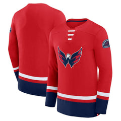 Washington Capitals Fanatics High Point Long Sleeve T-Shirt - Red | Fanatics Lifestyle