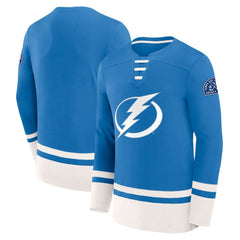 Tampa Bay Lightning Fanatics High Point Long Sleeve T-Shirt - Blue | Fanatics on sale