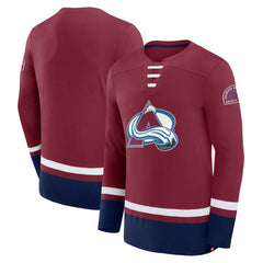 Colorado Avalanche Fanatics High Point Long Sleeve T-Shirt - Burgundy | Fanatics Lifestyle