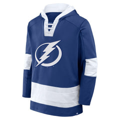 Tampa Bay Lightning Fanatics Inside Line Fleece Pullover Hoodie- Blue | Fanatics sale
