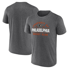 Philadelphia Flyers Fanatics Property Of T-Shirt - Heather Charcoal | Fanatics Clearance