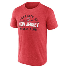 New Jersey Devils Fanatics Property Of T-Shirt - Heather Red | Fanatics Clearance