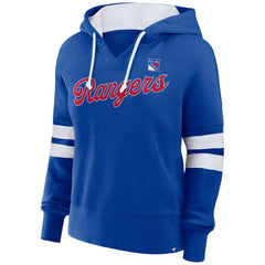 New York Rangers Fanatics Women's Oversized Seize Pullover Hoodie - Blue | Fanatics sale