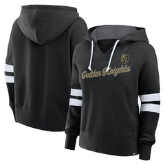 Vegas Golden Knights Fanatics Women's Oversized Seize Pullover Hoodie - Black | Fanatics Clearance