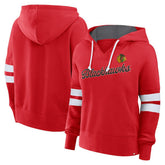 Chicago Blackhawks Fanatics Women's Oversized Seize Pullover Hoodie - Red | Fanatics online