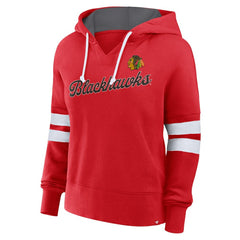 Chicago Blackhawks Fanatics Women's Oversized Seize Pullover Hoodie - Red | Fanatics online