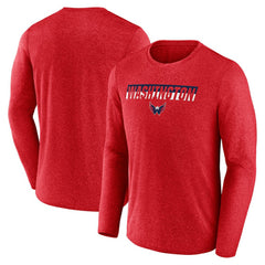Washington Capitals Fanatics Transition Long Sleeve T-Shirt - Heather Red | Fanatics near me
