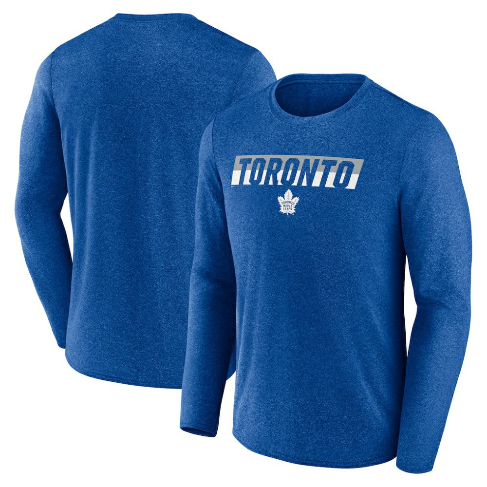 Toronto Maple Leafs Fanatics Transition Long Sleeve T-Shirt - Heather Blue | Fanatics on sale