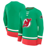 New Jersey Devils Fanatics Vintage High Point Long Sleeve T-Shirt - Green | Fanatics discount