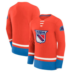New York Rangers Fanatics Vintage High Point Long Sleeve T-Shirt - Blue | Fanatics Lifestyle