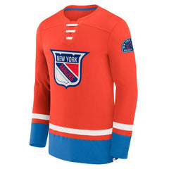 New York Rangers Fanatics Vintage High Point Long Sleeve T-Shirt - Blue | Fanatics Lifestyle