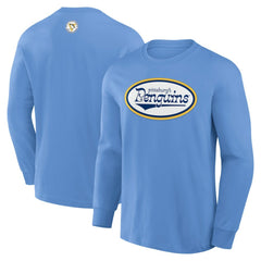 Pittsburgh Penguins Fanatics Vintage Rewind Long Sleeve T-Shirt - Light Blue | Fanatics discount