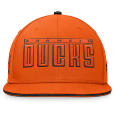 Anaheim Ducks Fanatics Fundamental Gino Stack Snapback Hat - Black | Fanatics discount
