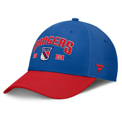 New York Rangers Fanatics Heritage Captain Flex Hat - Blue/Red | Fanatics on sale